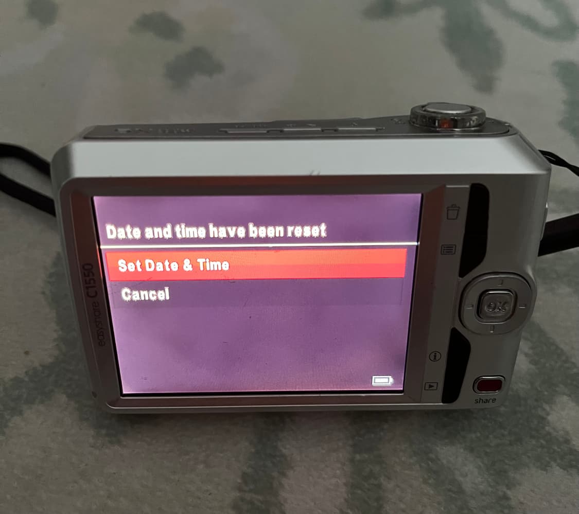 코닷 c1550 실버 빈티지 키키 디카 카메라 상품이미지5