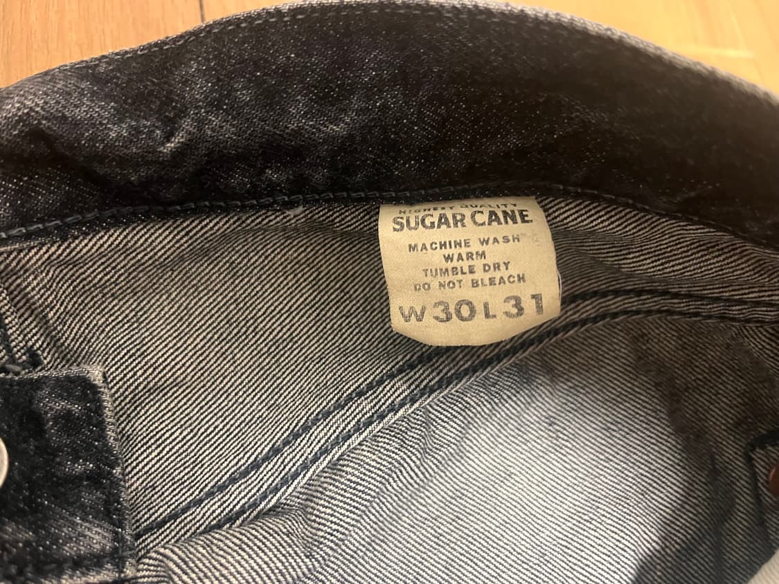 슈가케인 1947 블랙 하드워시(30) 상품이미지4