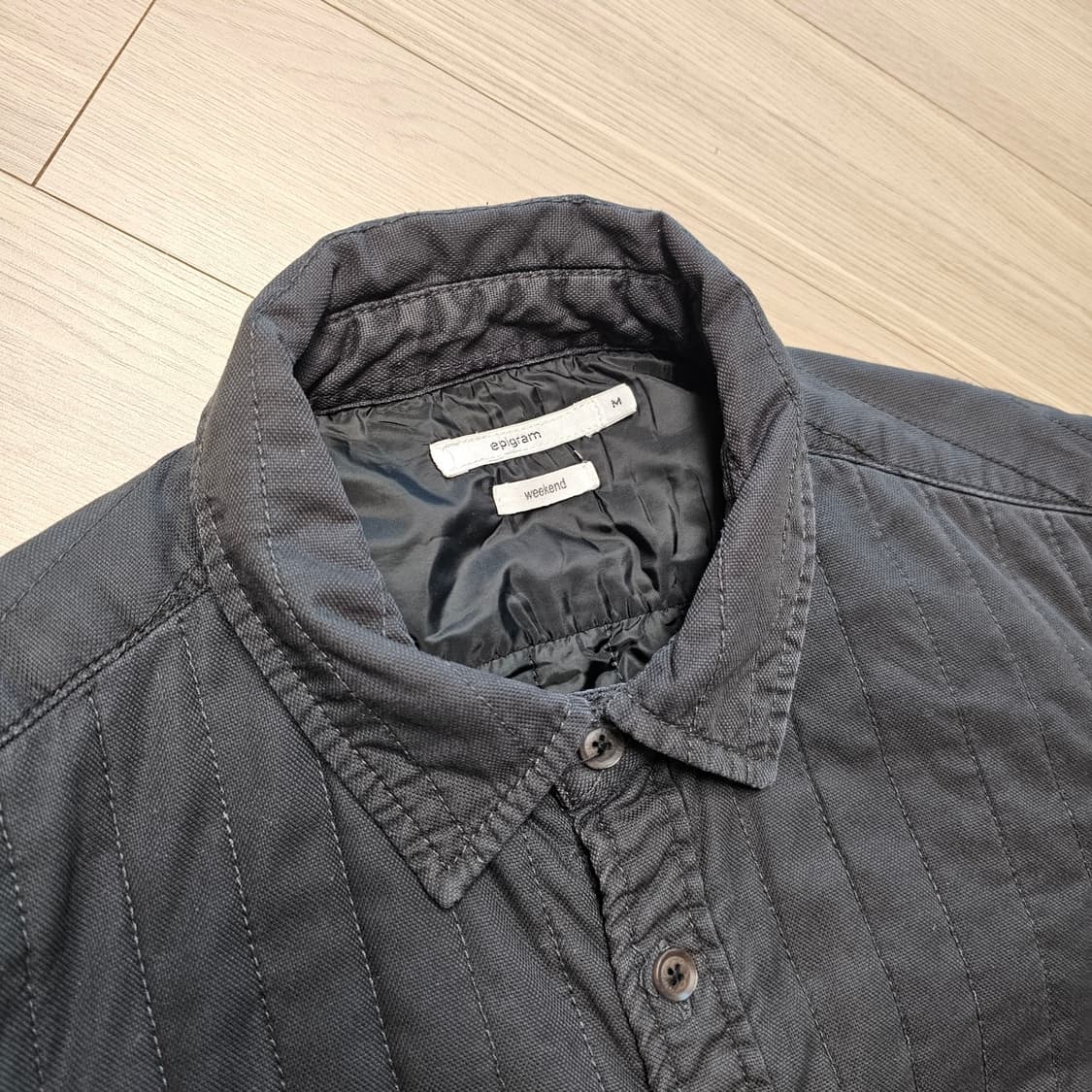 M 95~100 에피그램 내부패딩 퀄팅 셔츠 자켓 셔켓 3M 신슐레이트 상품이미지5