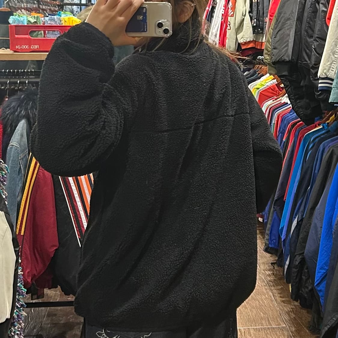 [HI] 캘빈클라인 후리스 자켓 블랙 상품이미지5