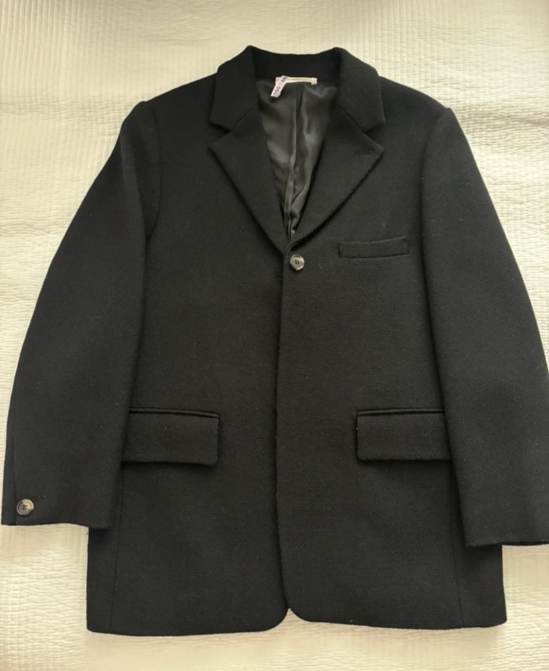 검정 울자켓 상품이미지1