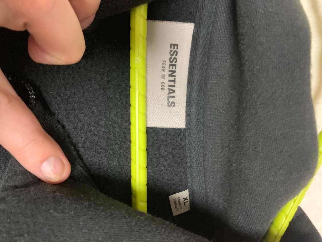 피어오브갓 에센셜 기모반집업 XL 상품이미지3