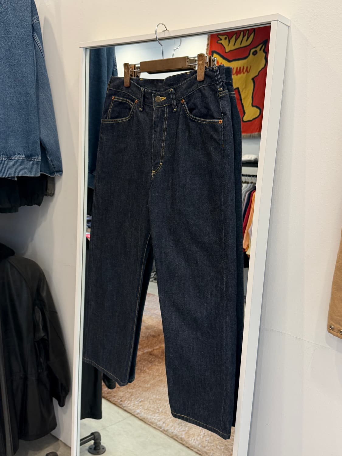 Lee 리 인디고 데님 팬츠 (33inch) (made in Japan) 상품이미지1