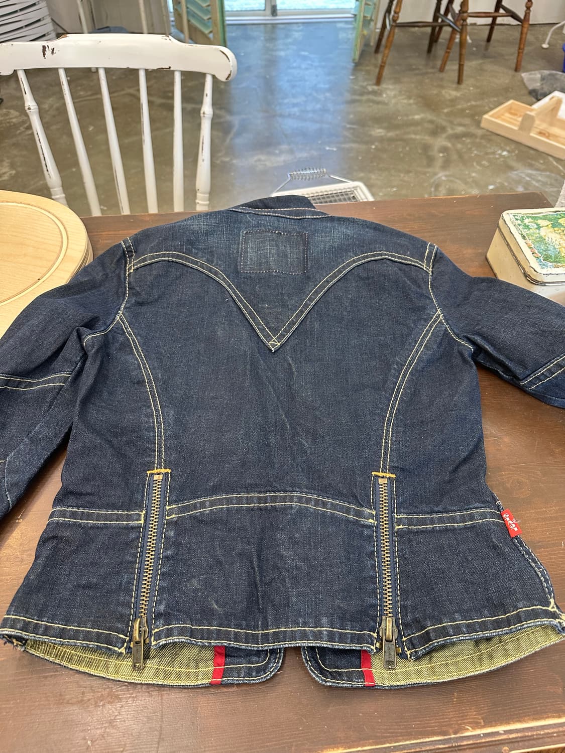 Levis 리바이스 하이넥 데님 자켓 y2k 상품이미지4