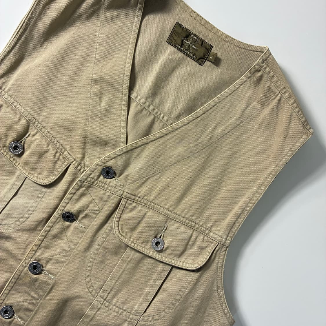 Calvin klein  캘빈 클라인 코튼 베이지 워크 베스트  상품이미지3