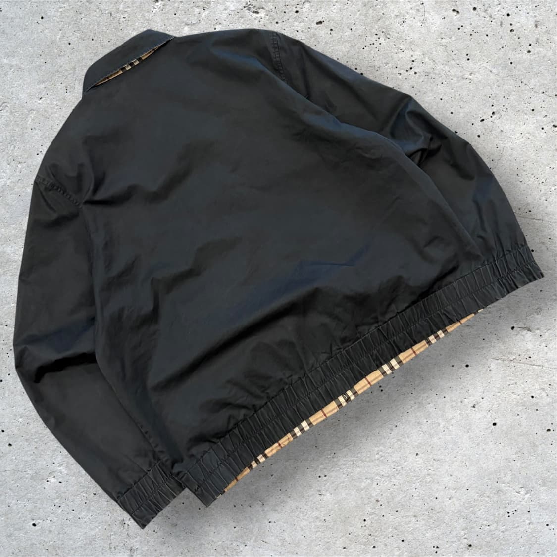 [M] 버버리 리버시블 노바체크 블랙 해링턴 자켓 B820 상품이미지4