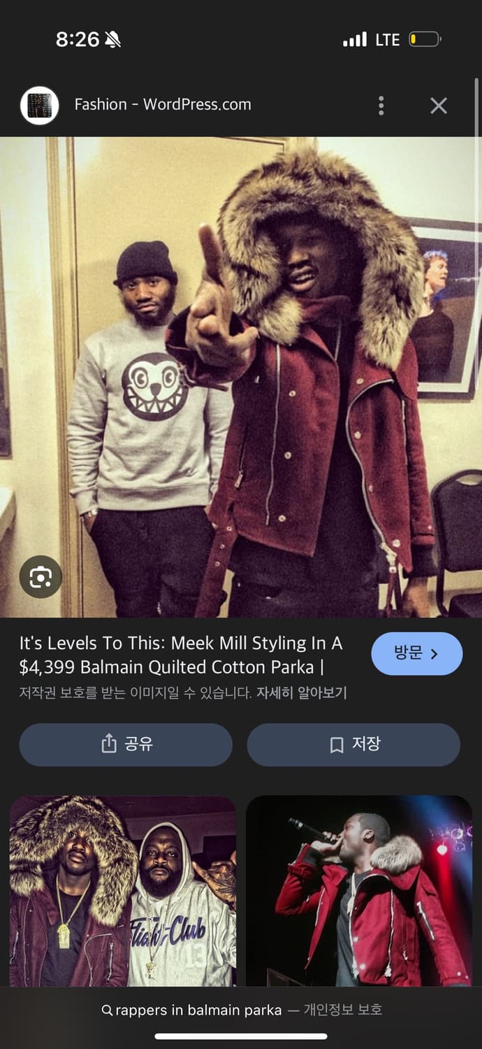 발망 balmain AW 2012 라쿤 퍼 파카   상품이미지5