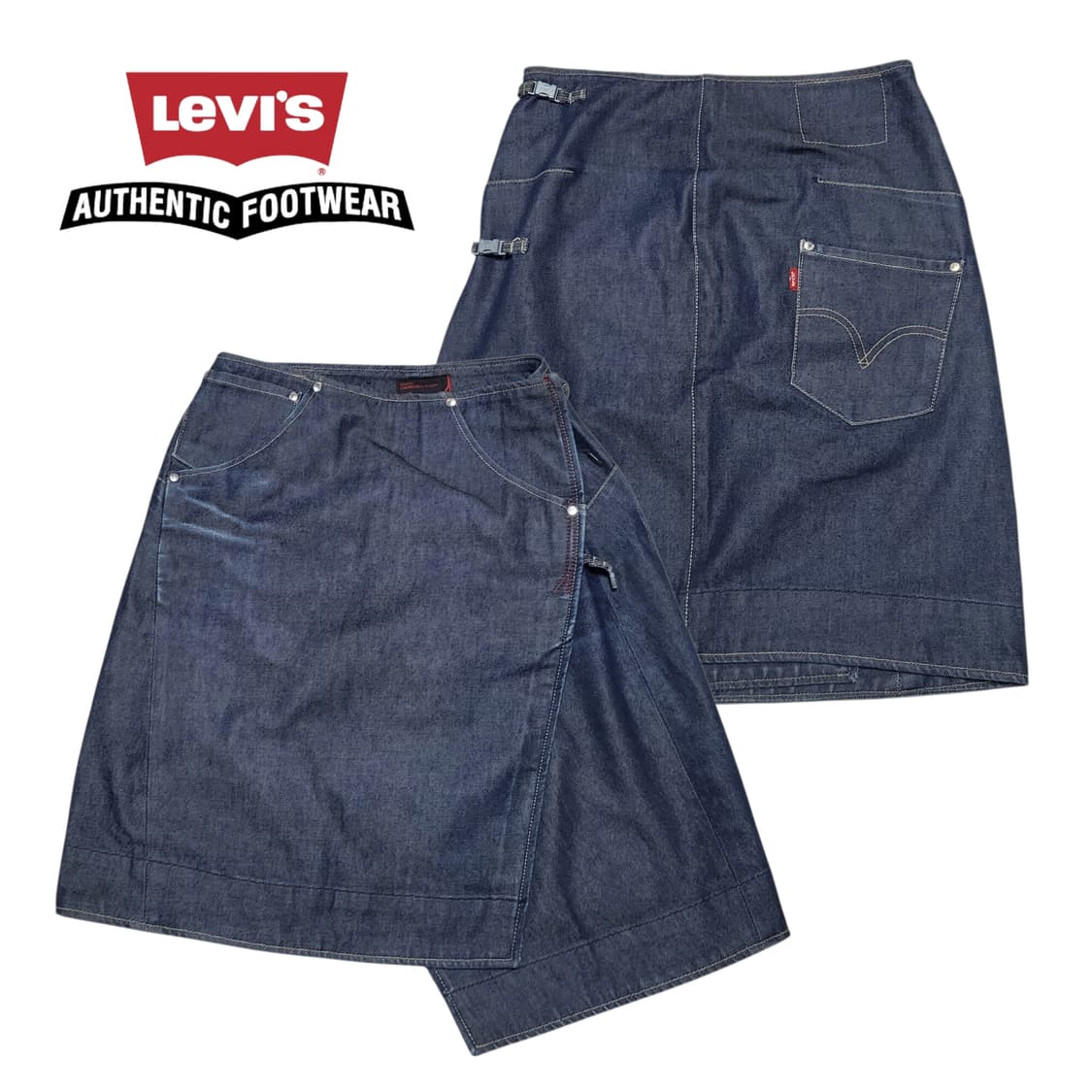 (27) 리바이스 데님 랩 스커트 리바이스 청치마 데님스커트 상품이미지1