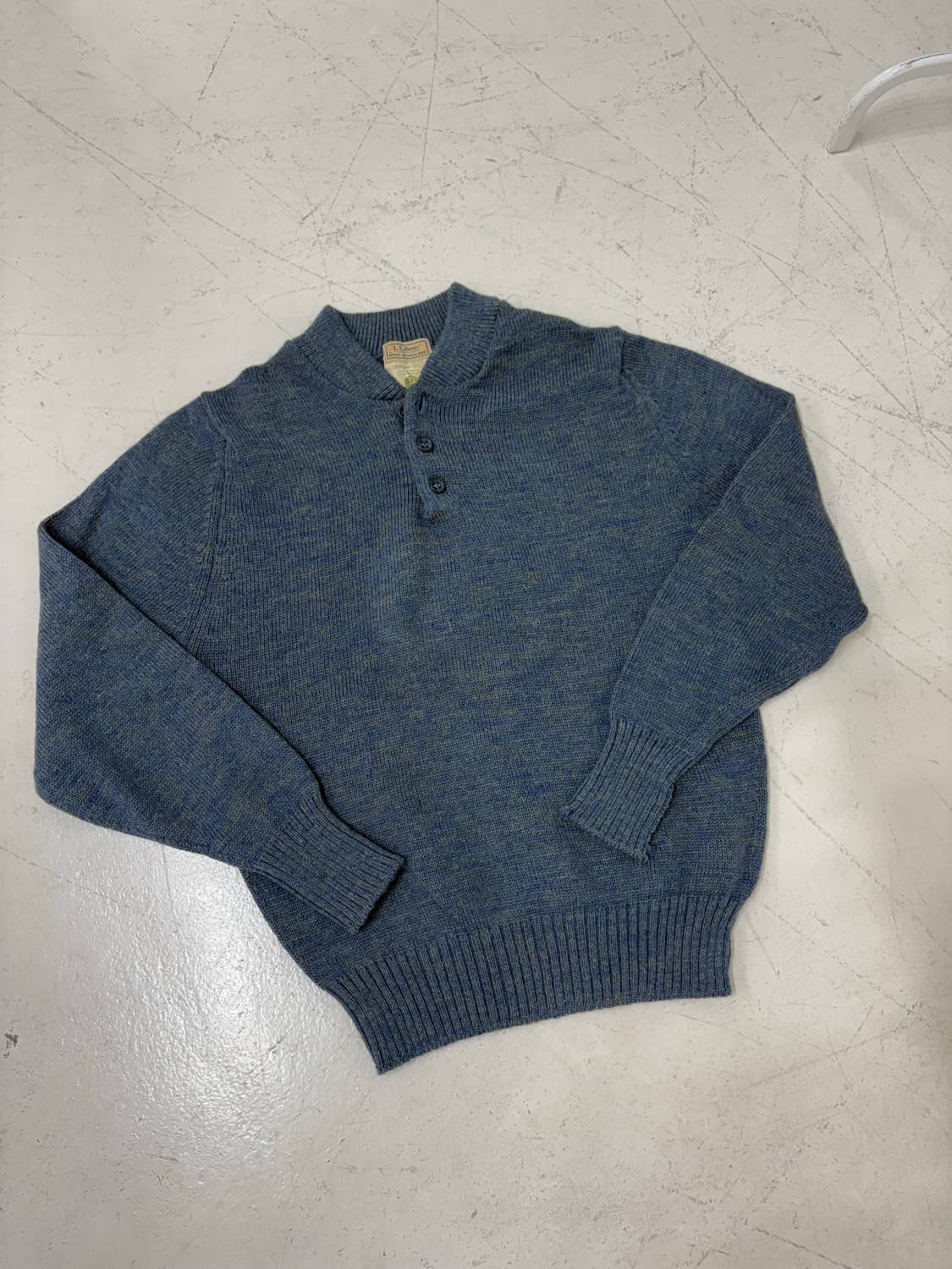 80‘s LL Bean British wool Sweater. 상품이미지9