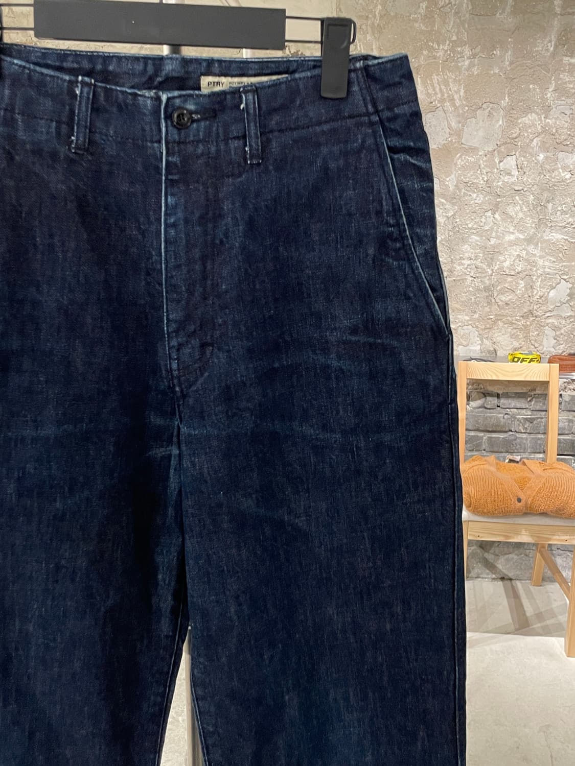 포터리 진청 워싱 데님 팬츠 상품이미지3