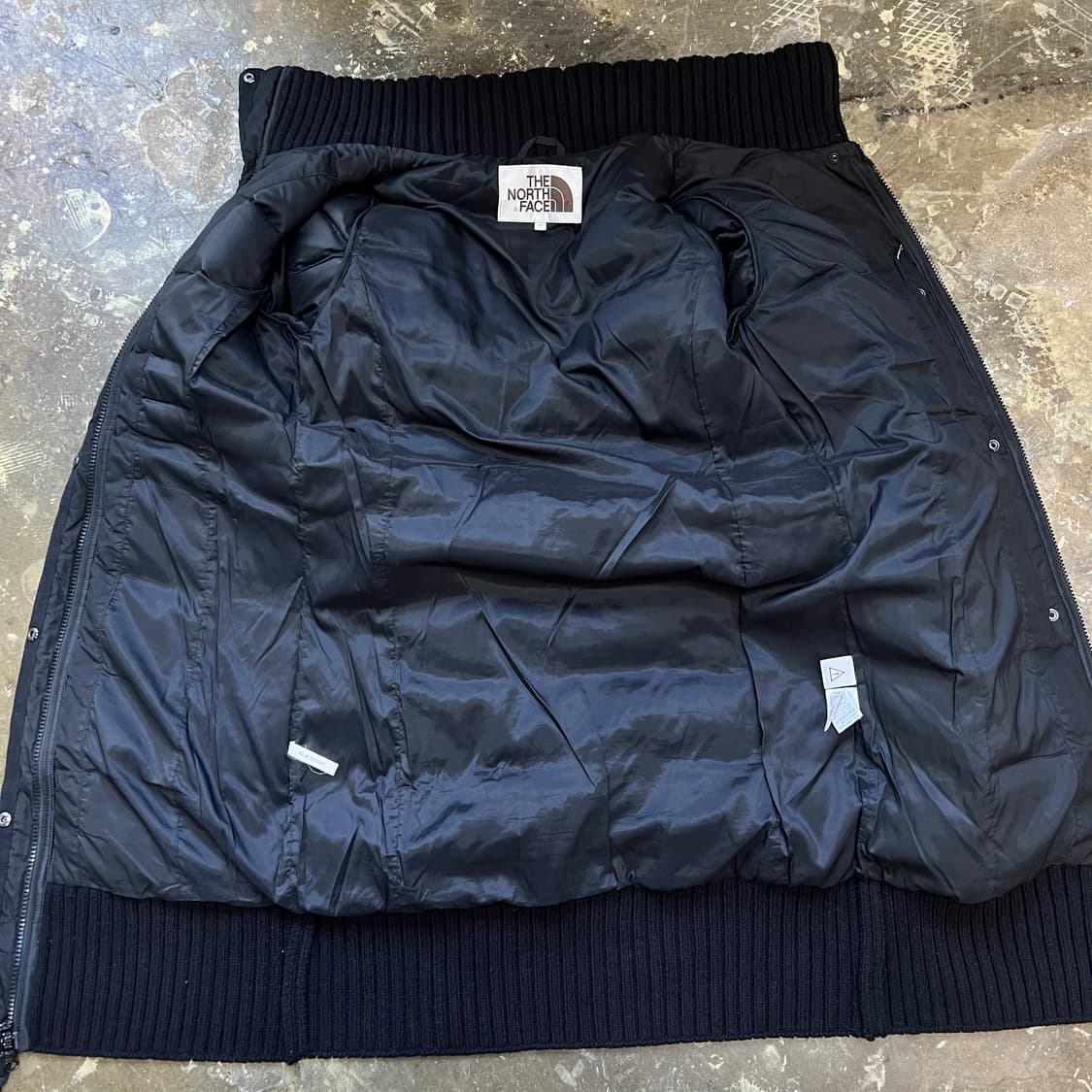 S) 노스페이스 덕다운 하프패딩점퍼 오리털 롱패딩 자켓 상품이미지4