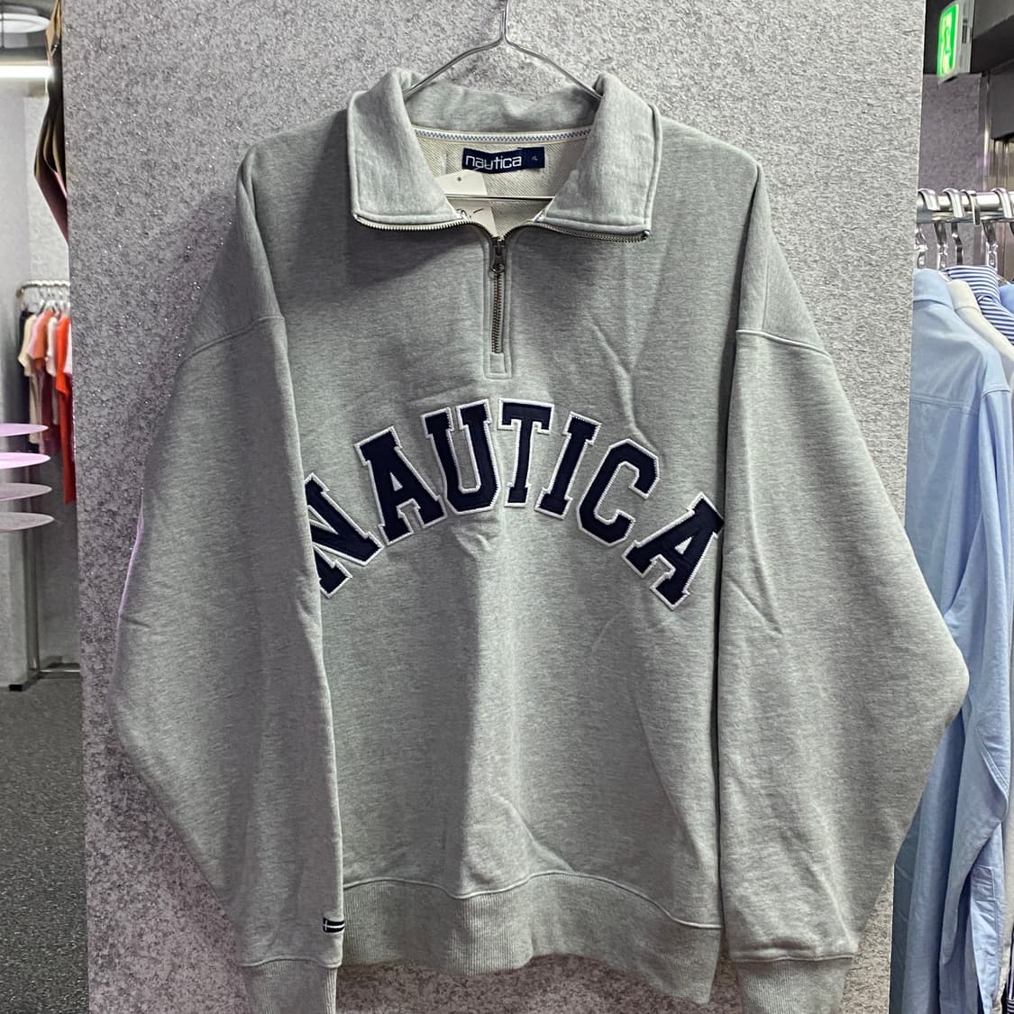 노티카 스펠아웃 반집업 맨투맨 B3052 상품이미지2