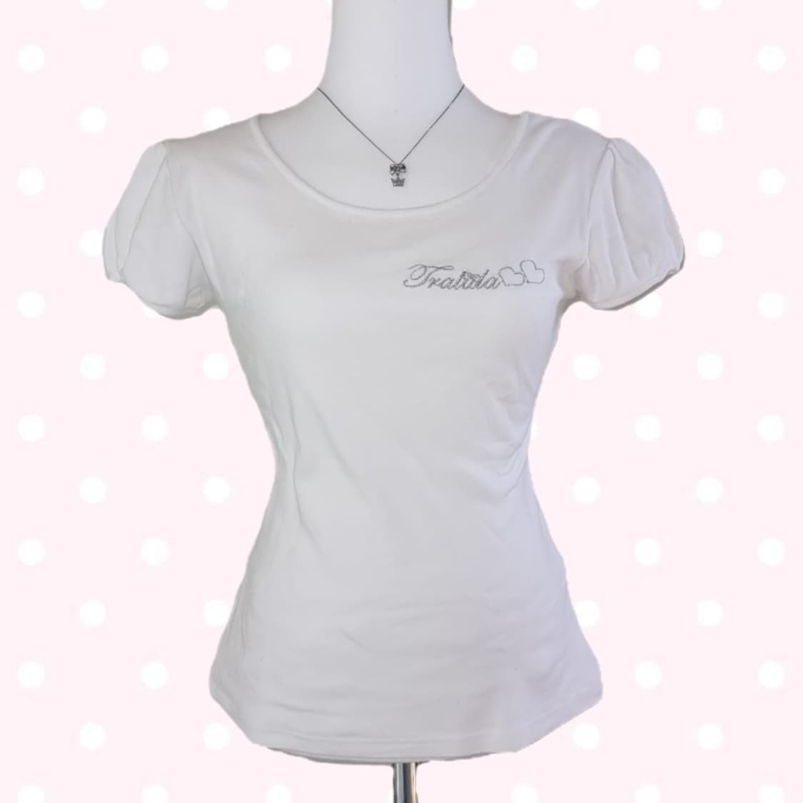 초희귀 tralala 트랄라라 리본 트임 히메갸루 반팔 티 리즈리사계 상품이미지5