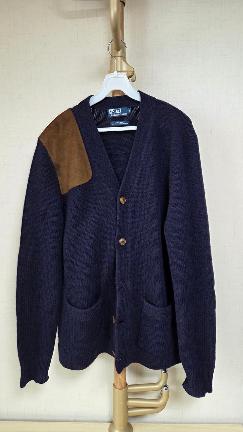폴로 랄프로렌 네이비 울 가디건 상품이미지1