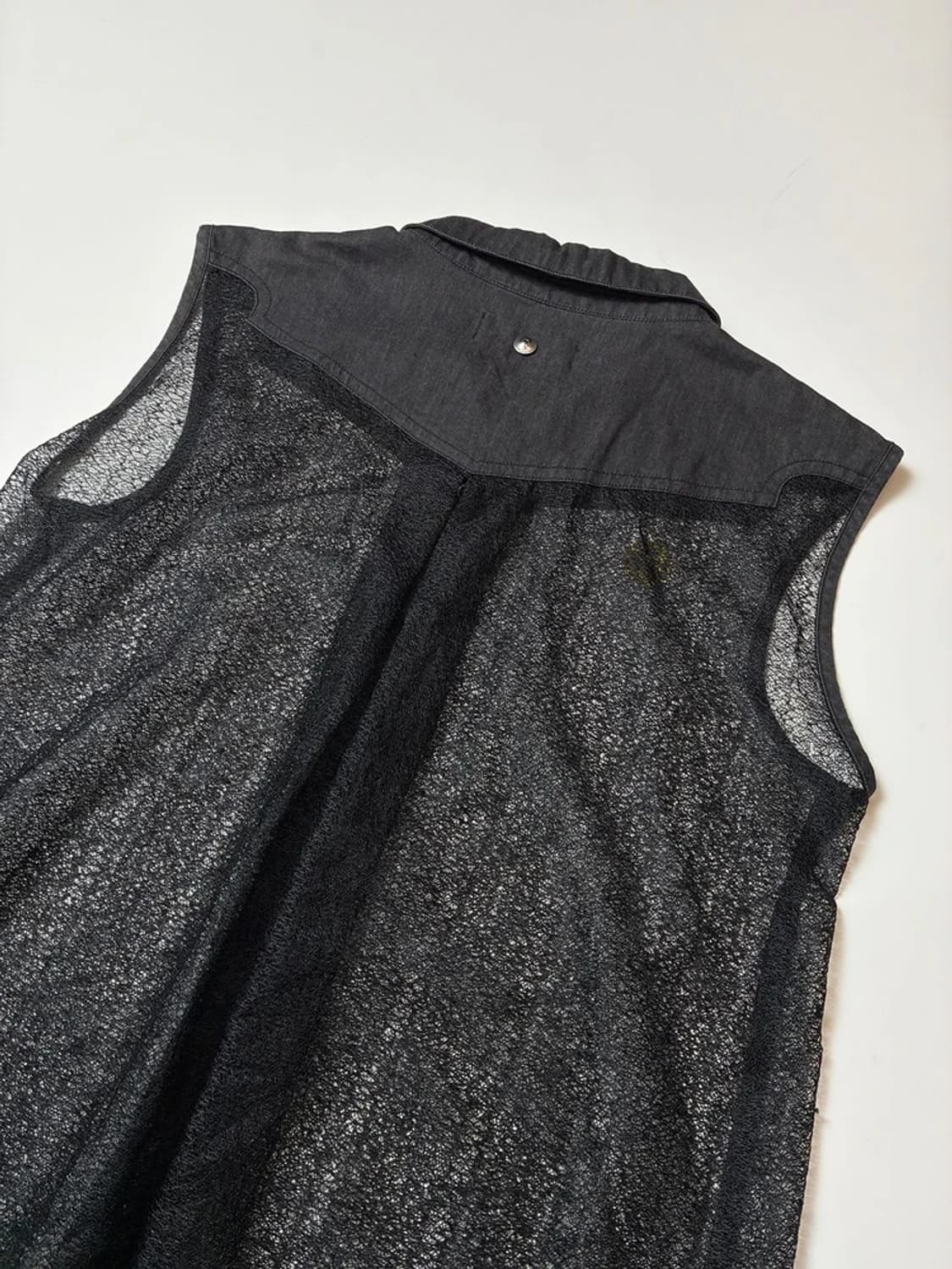 디젤 DIESEL 00's 시스루 슬리브 리스 PN8570 상품이미지4