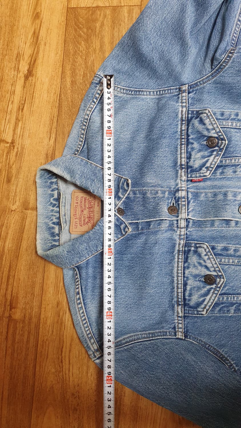 90s 리바이스 청자켓 70503 made in italy 상품이미지6