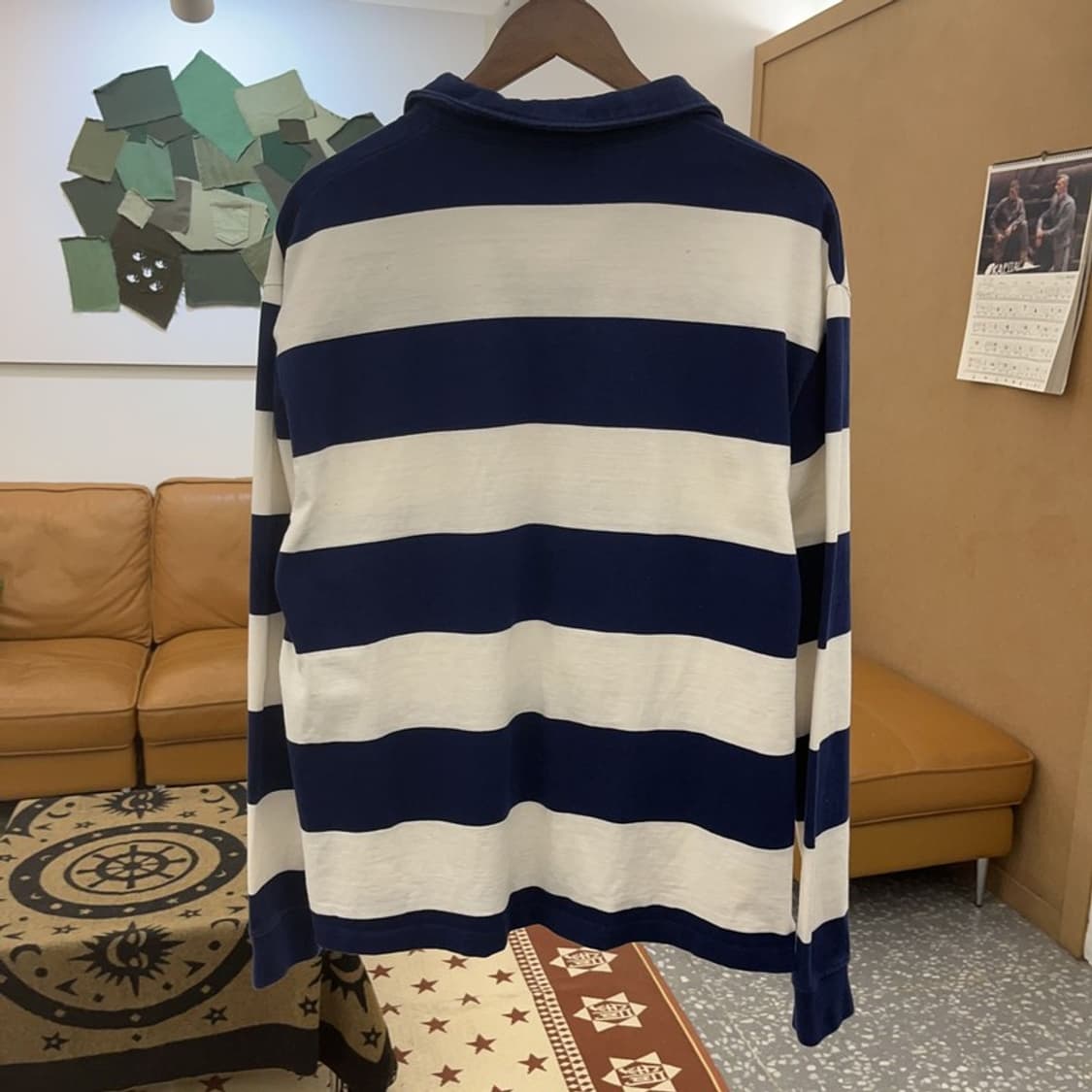 OIOI 오아이오아이 레트로 스트라이프 카라 롱슬리브 F C08646 상품이미지4