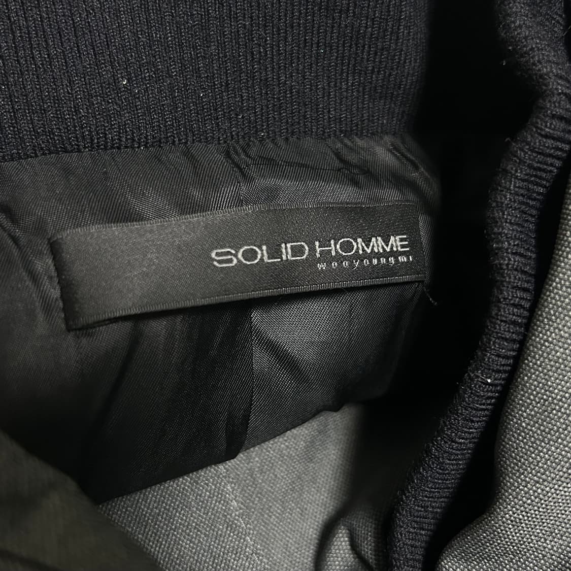 솔리드옴므 우영미 멀티포켓 자켓 집업 점퍼 챠콜 그레이 110 상품이미지7