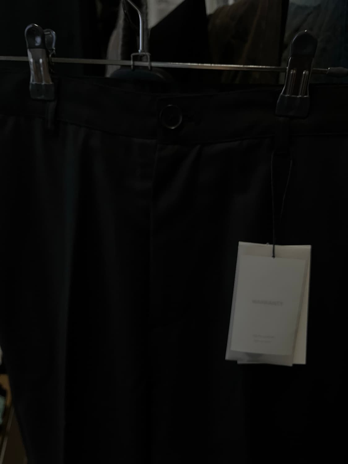 유스 플레어 슬랙스 블랙 S 팝니다 상품이미지3