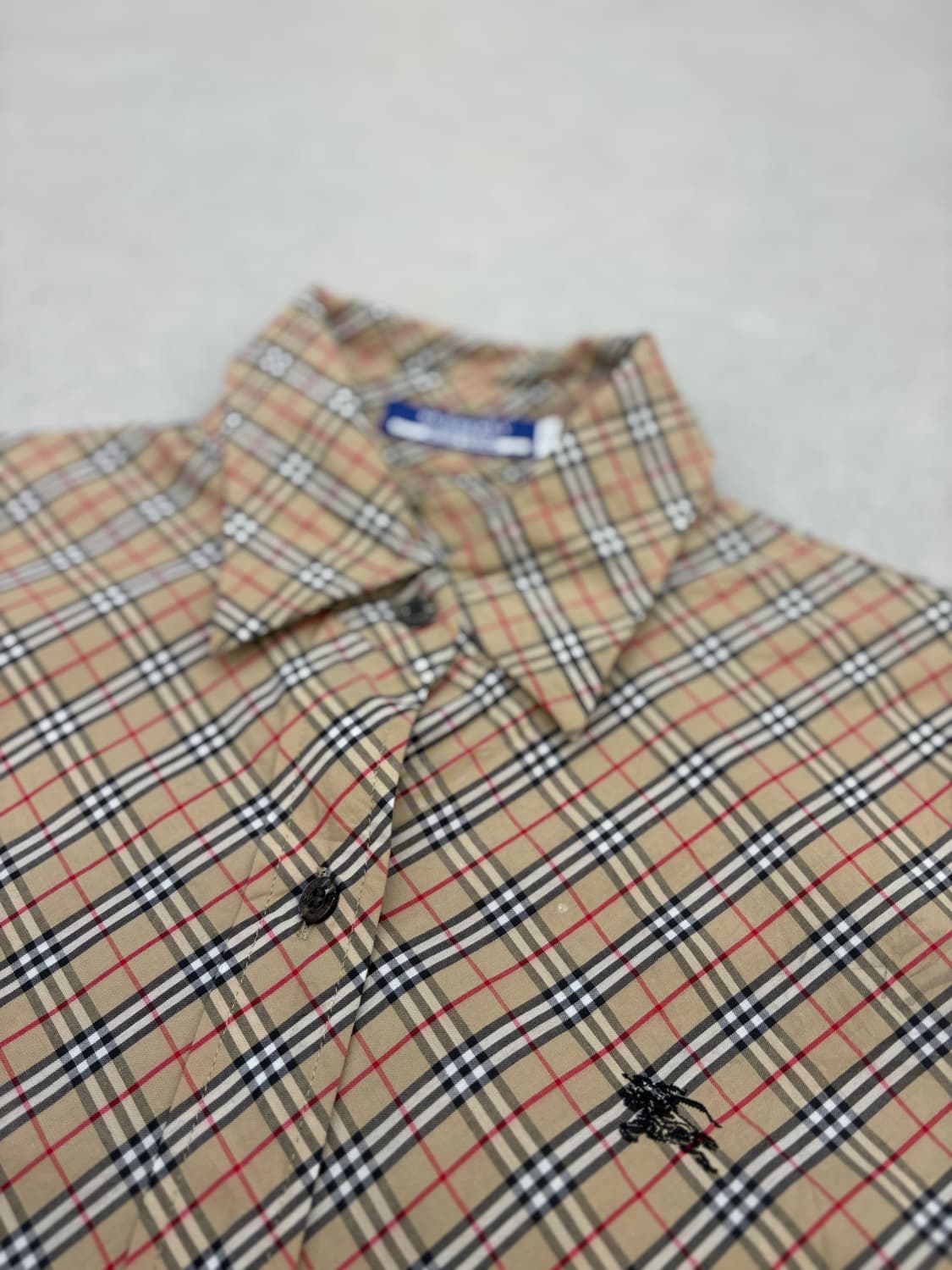 버버리 블루라벨 노바체크 셔츠 상품이미지2