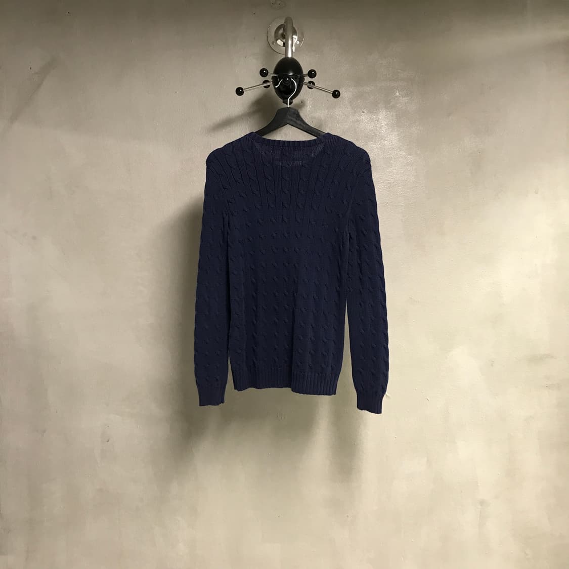 폴로 랄프로렌 케이블 니트 네이비 M 상품이미지7