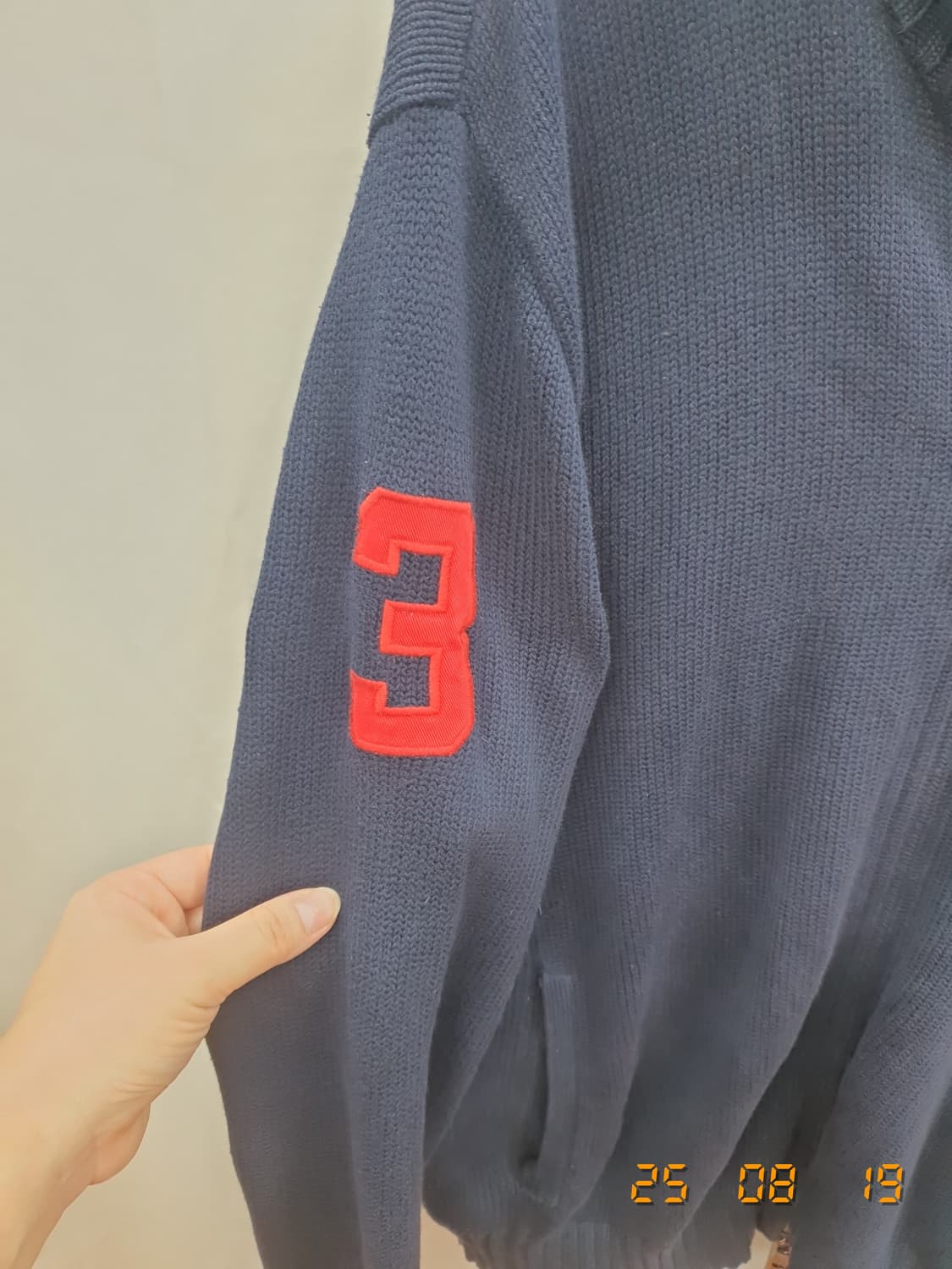 폴로 빅포니 집업 L(네이비.안감라벨약간지워짐) 상품이미지4