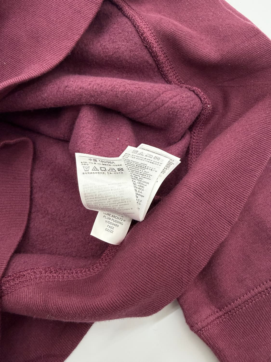 Gap 빅로고 버건디 후드집업  상품이미지5