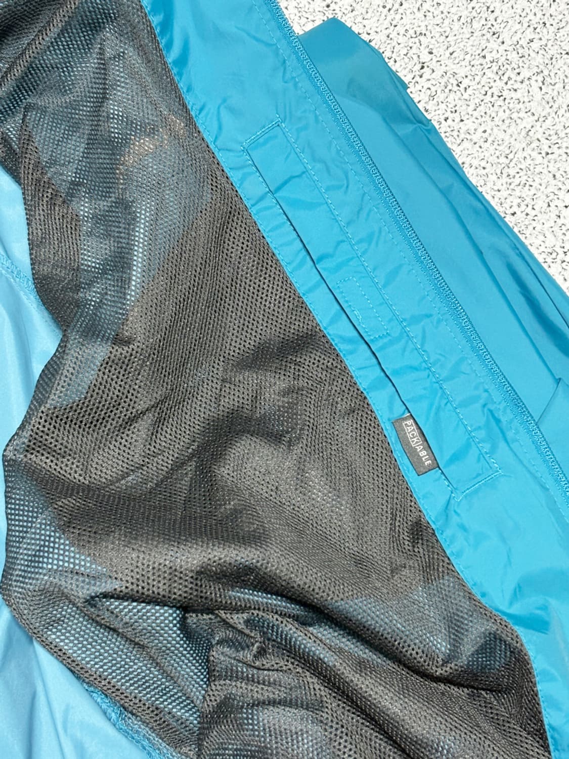 00s 컬럼비아 블루 쉘 패커블 윈드브레이커 상품이미지9