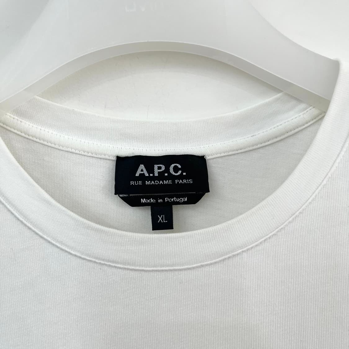 A.P.C. 아페쎄 레이몬드 화이트 반팔 티셔츠 105 상품이미지5