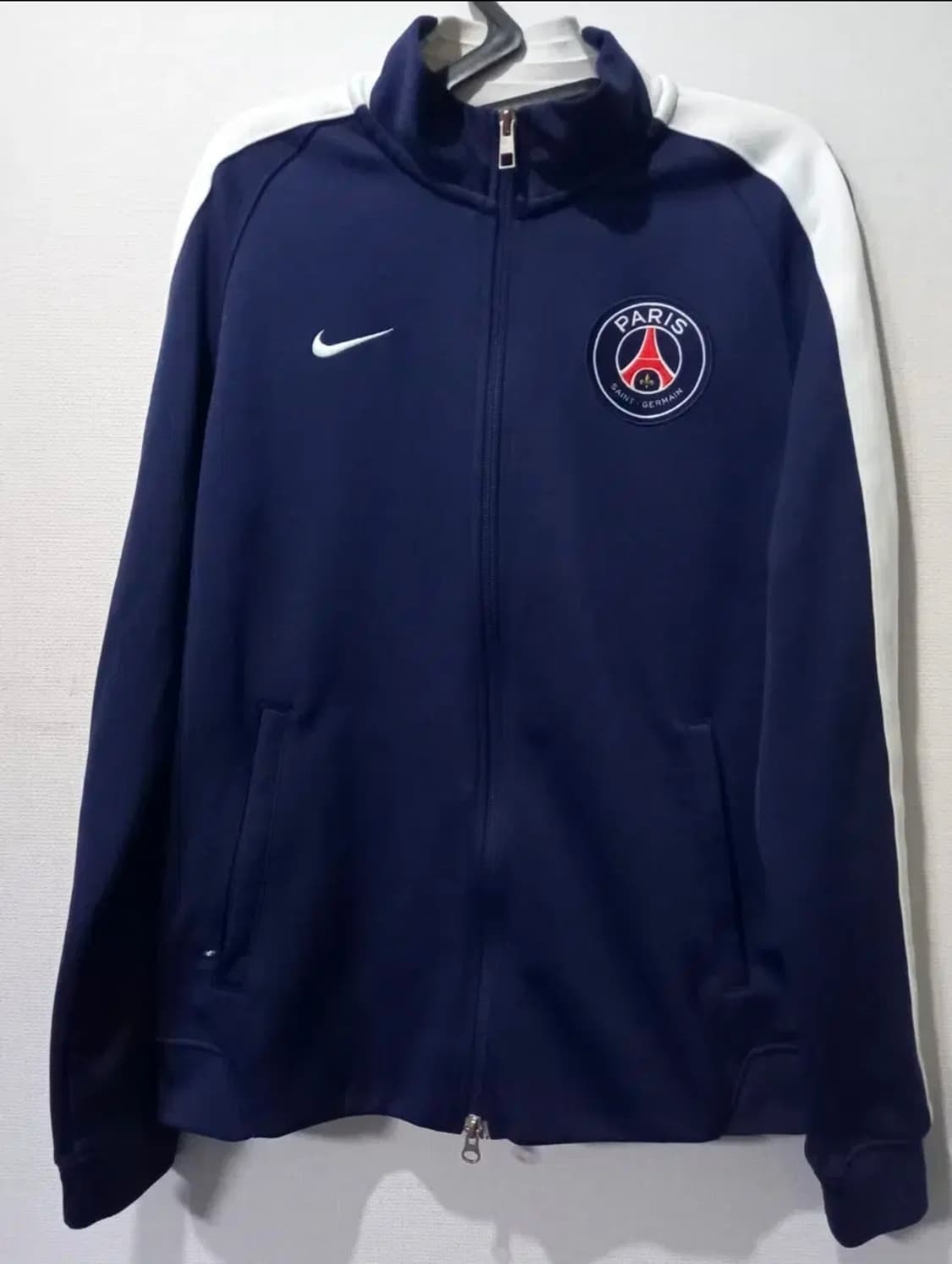 나이키 파리생제르망 네이비 트랙탑 저지 져지집업 95/M 상품이미지1