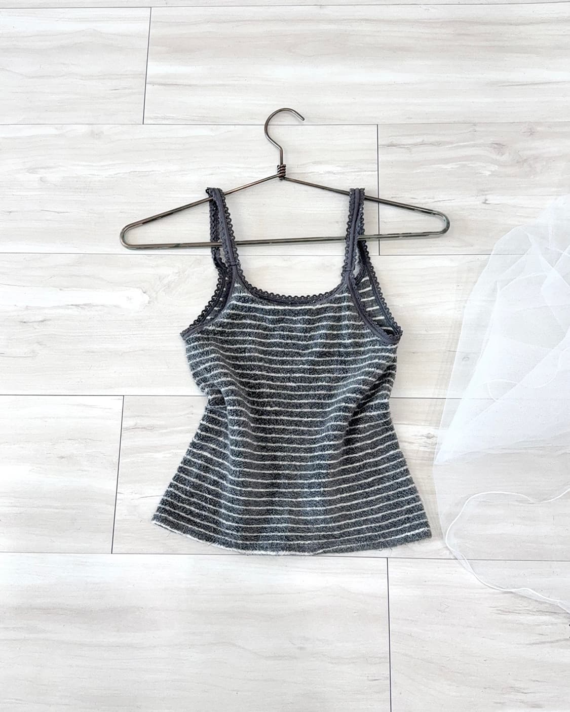 Gray Terry Striped Sleeveless 상품이미지9