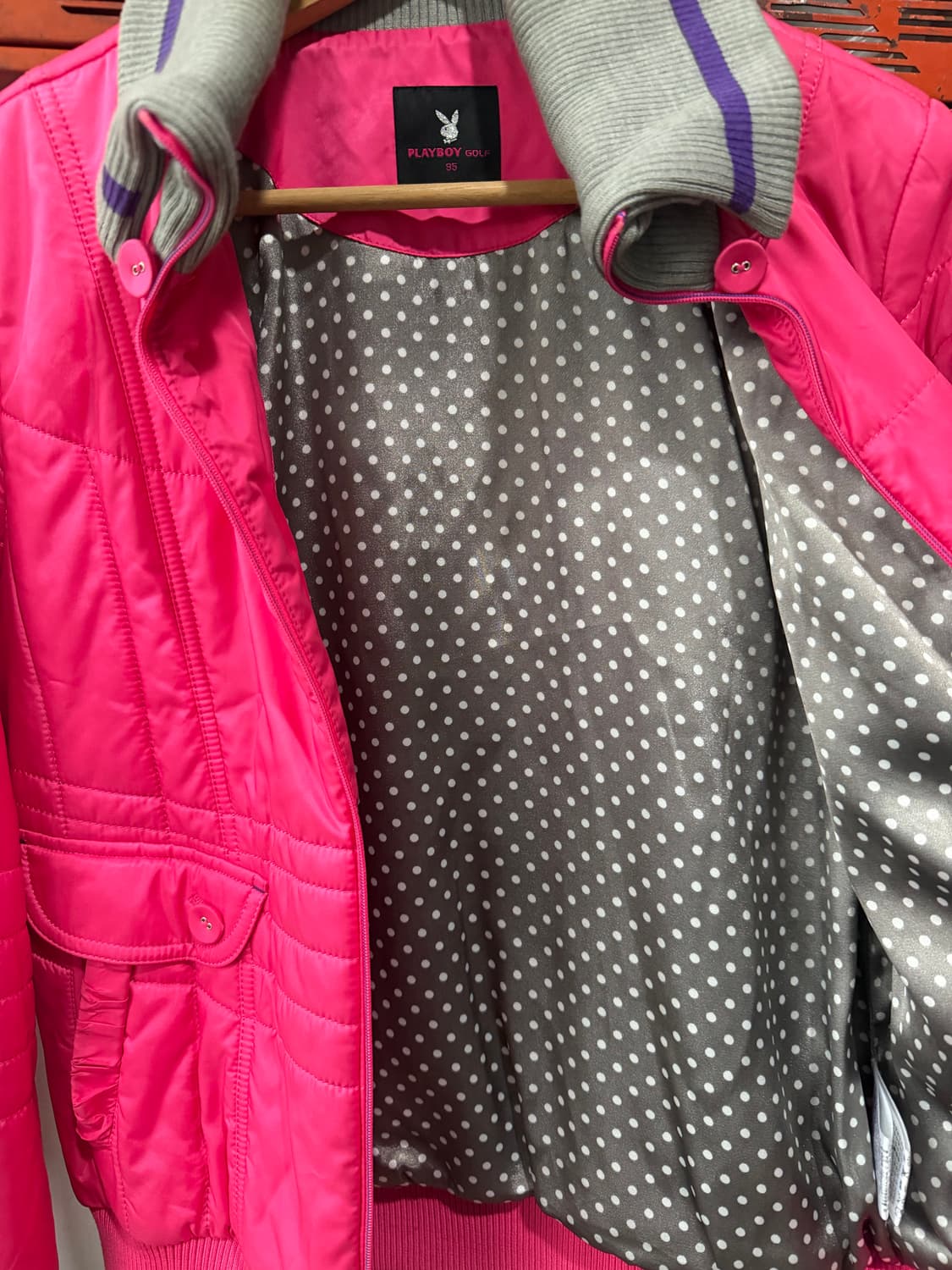 플레이보이 패딩 상품이미지4