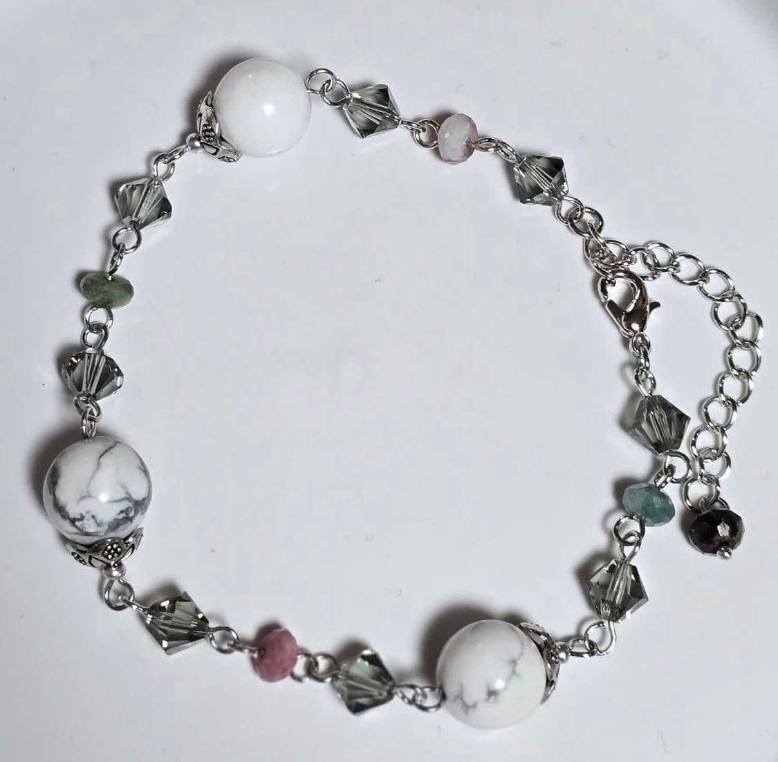 엔틱 백송석 핸드메이드 팔찌 상품이미지2