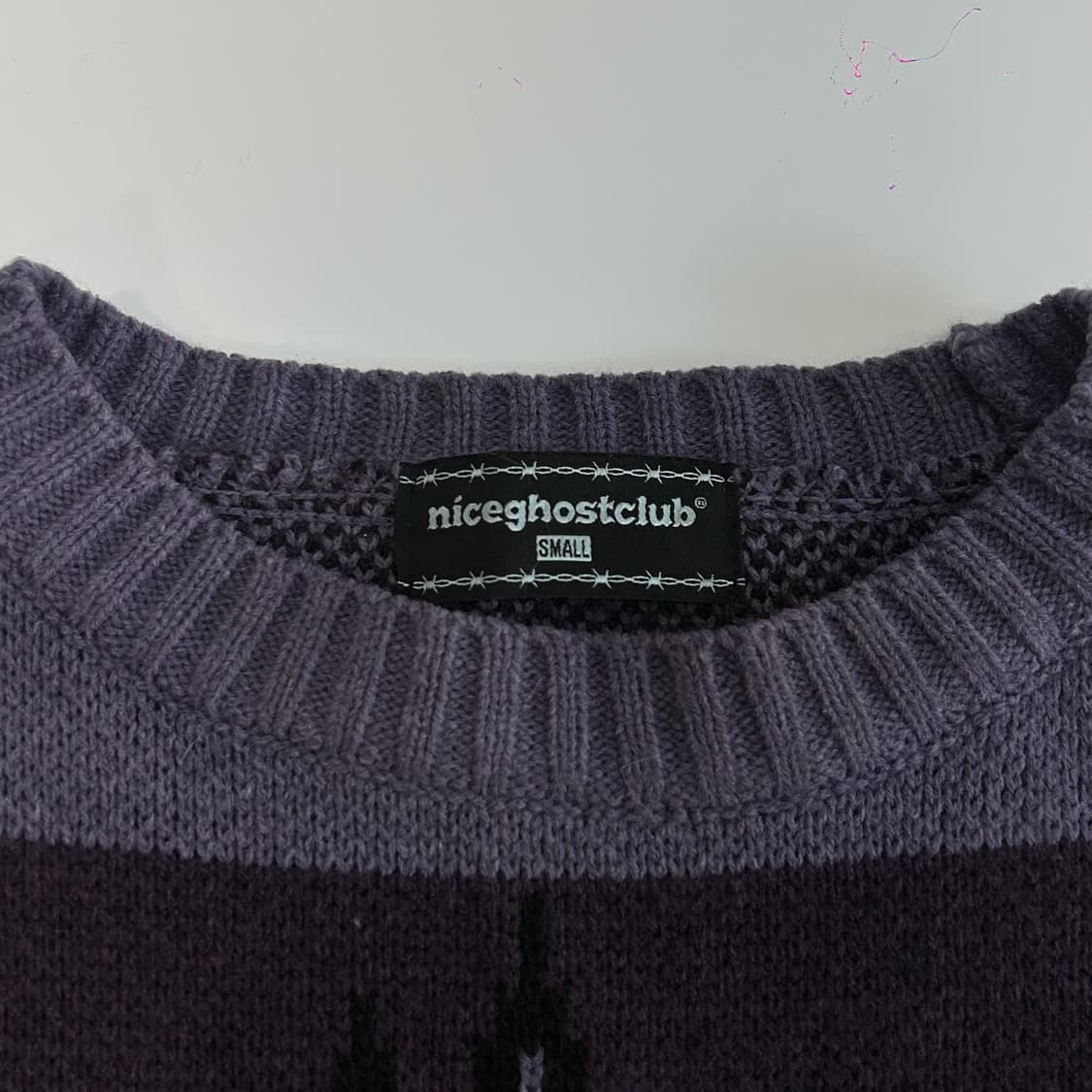Niceghostclub 나이스고스트클럽 head castle 다크퍼플 상품이미지5