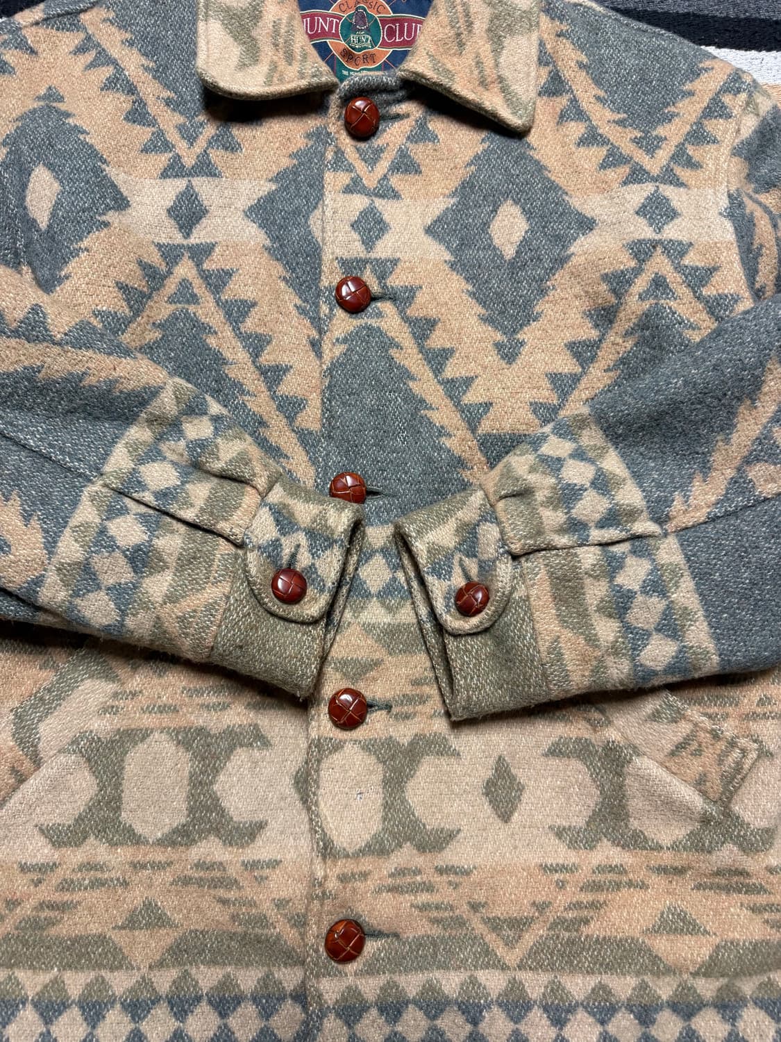 Hunt club Navajo wool jacket 상품이미지4