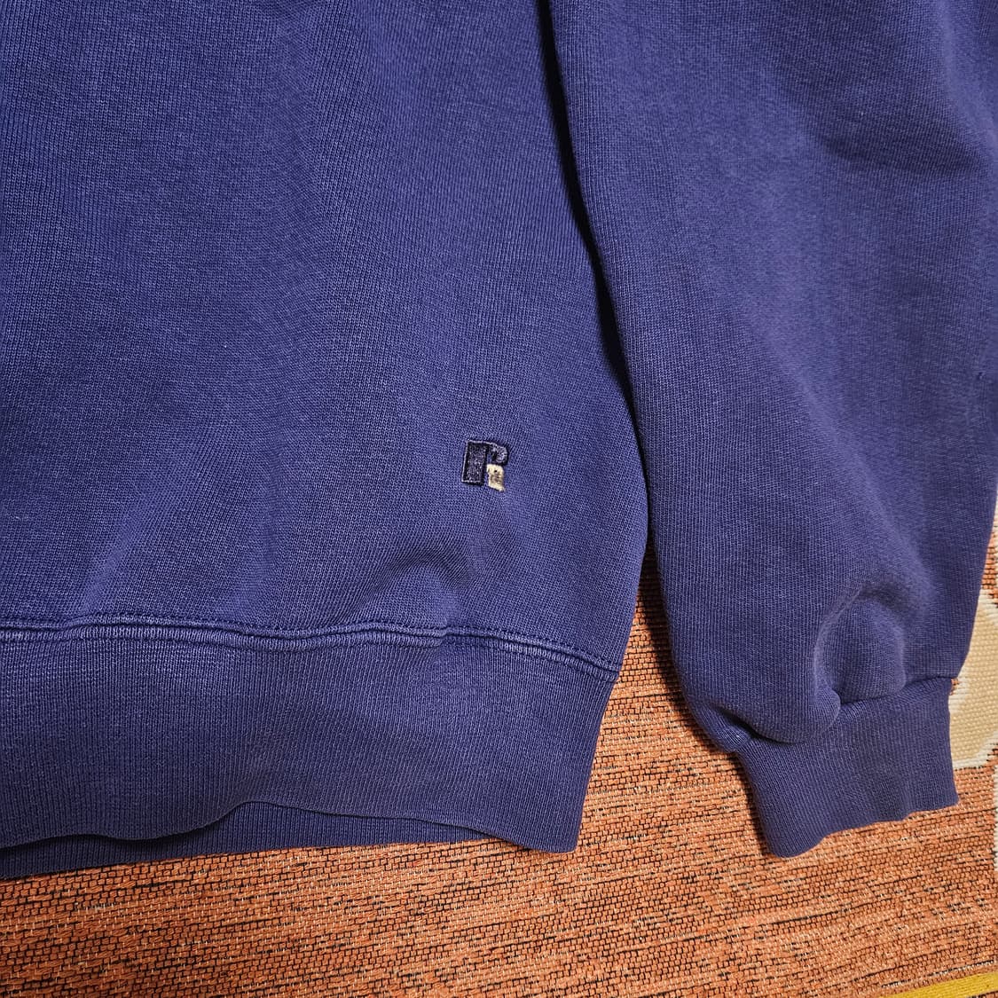 90s 러셀 레터링 하이코튼 스웻 / USA 상품이미지2