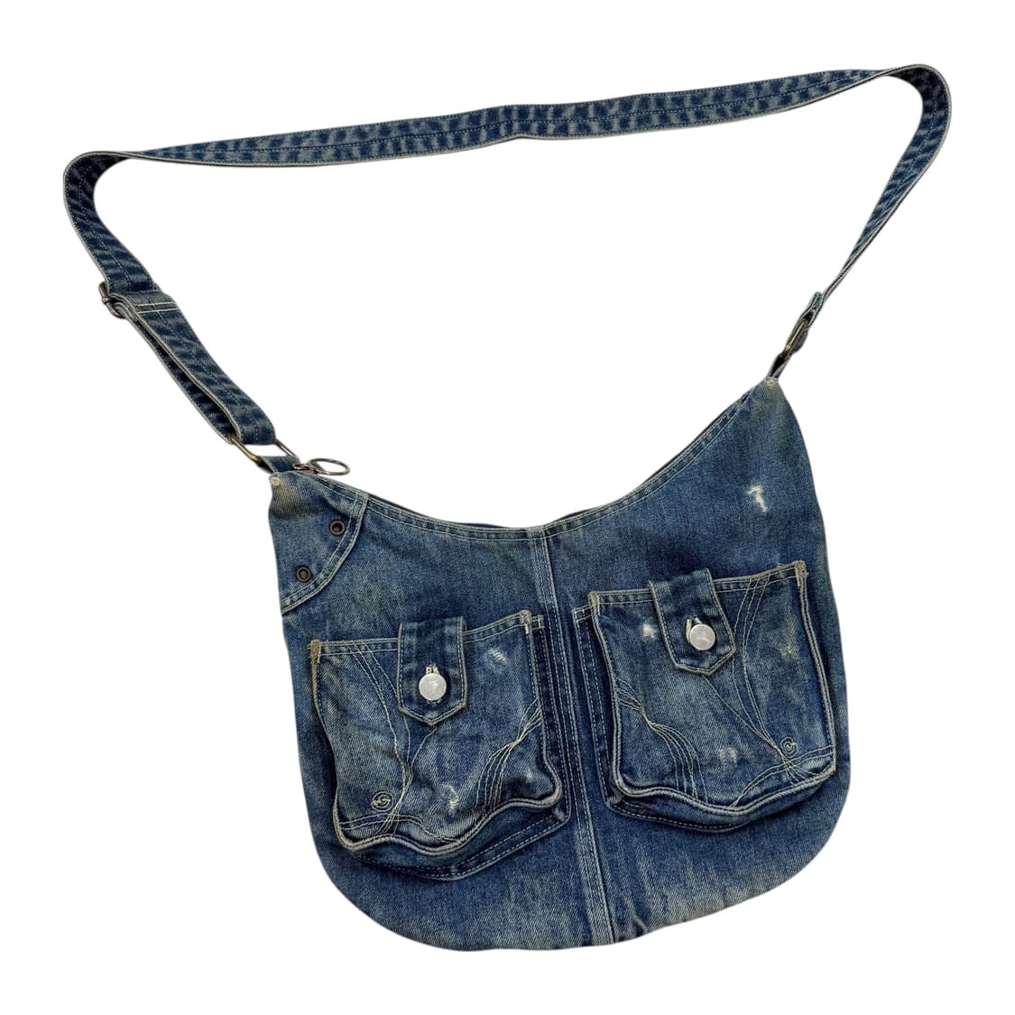 GAP 빈티지 모리걸 청 데님 포켓 크로스백 Y2K 가방 상품이미지2