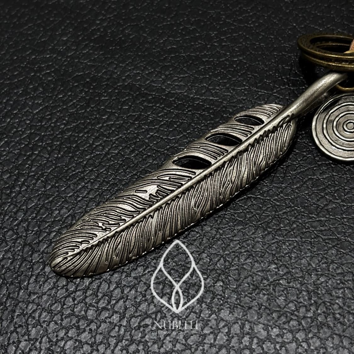 🌗 Vintage feather keyring / 빈티지 깃털 키링 상품이미지7