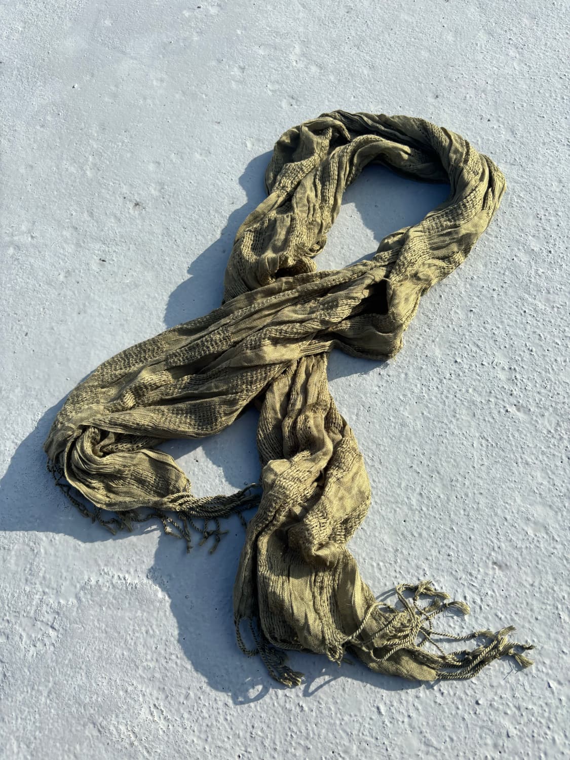 3. Khaki Grunge scarf 2.5 상품이미지2