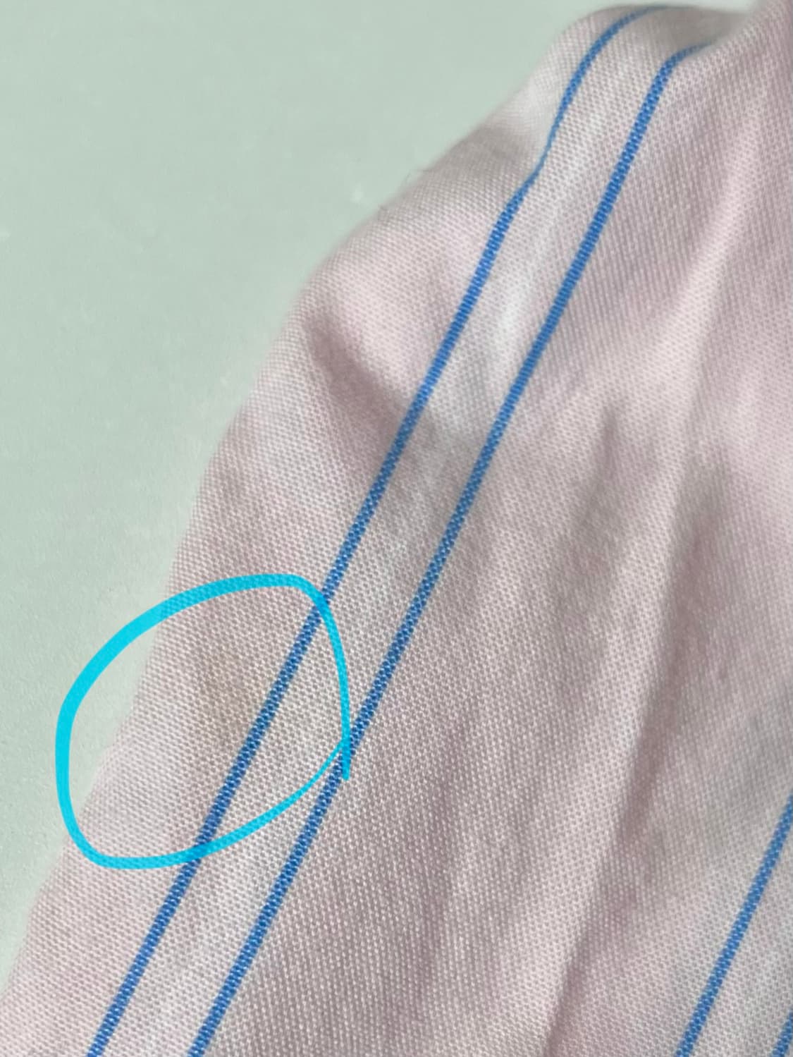 S) 타미힐피거 여성 스트라이프 셔츠 핑크 상품이미지7