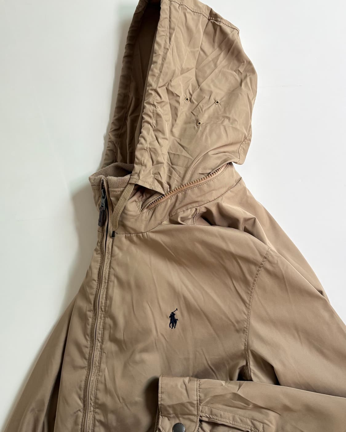 Polo 폴로 랄프로렌 베이지컬러 후드내장 봄버 자켓 상품이미지2