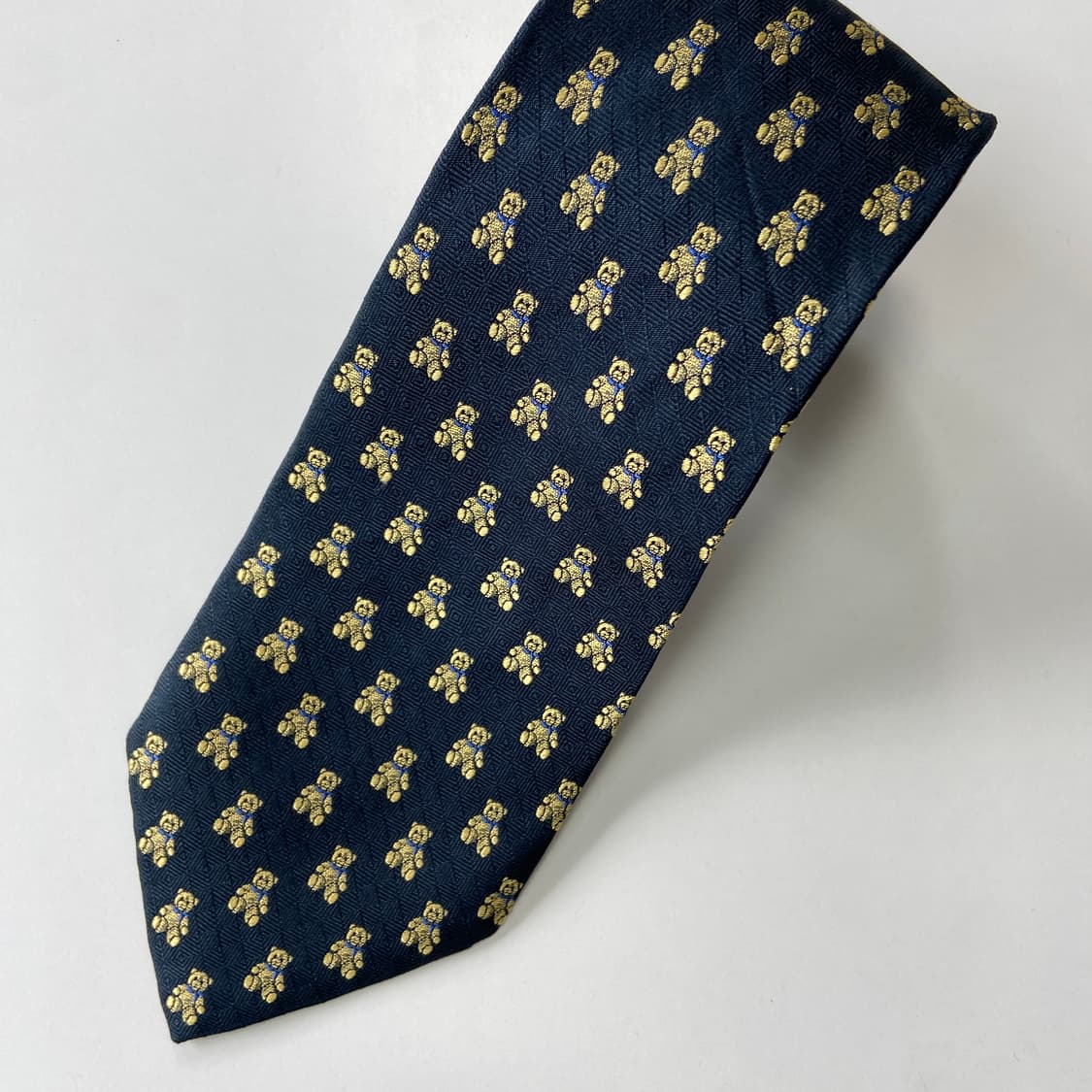 Tanimura 곰돌이 실크 넥타이 상품이미지7