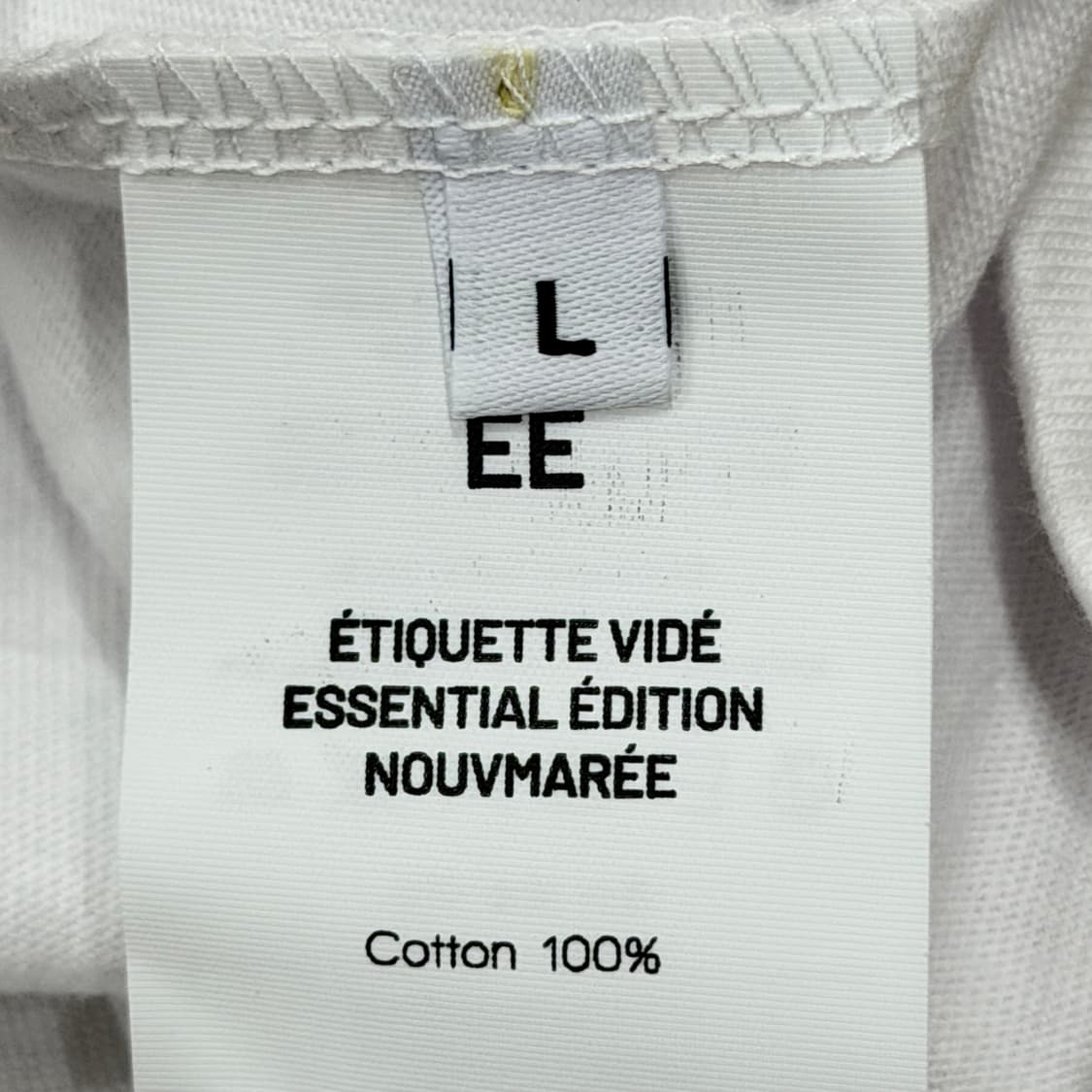누마레 EE 롱슬리브 긴팔티 화이트 L 상품이미지5