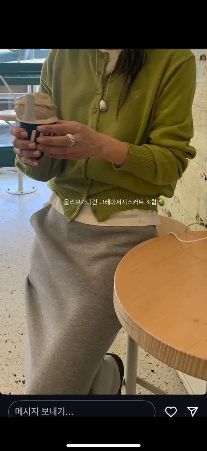 스튜디오테이블 올리브가디건 상품이미지3