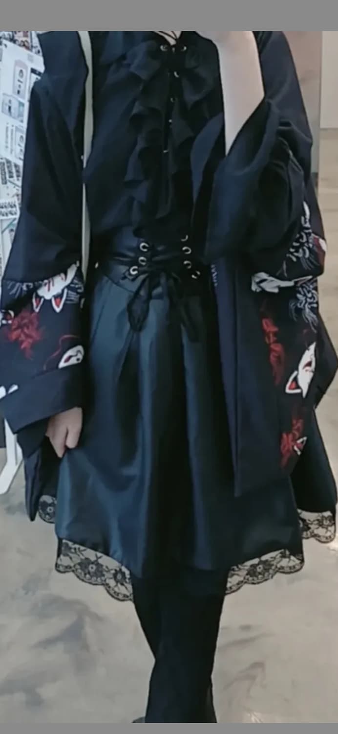 ACDC RAG 펑크 중성계 고스펑크 기모노져지 고스로리 급전!!!! 상품이미지2