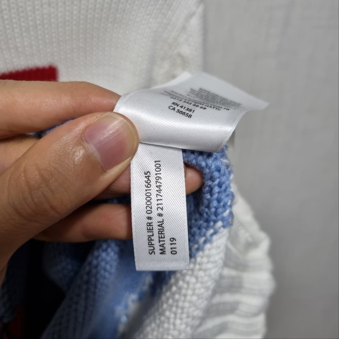 폴로 성조기 비치 니트 스웨터 상품이미지5