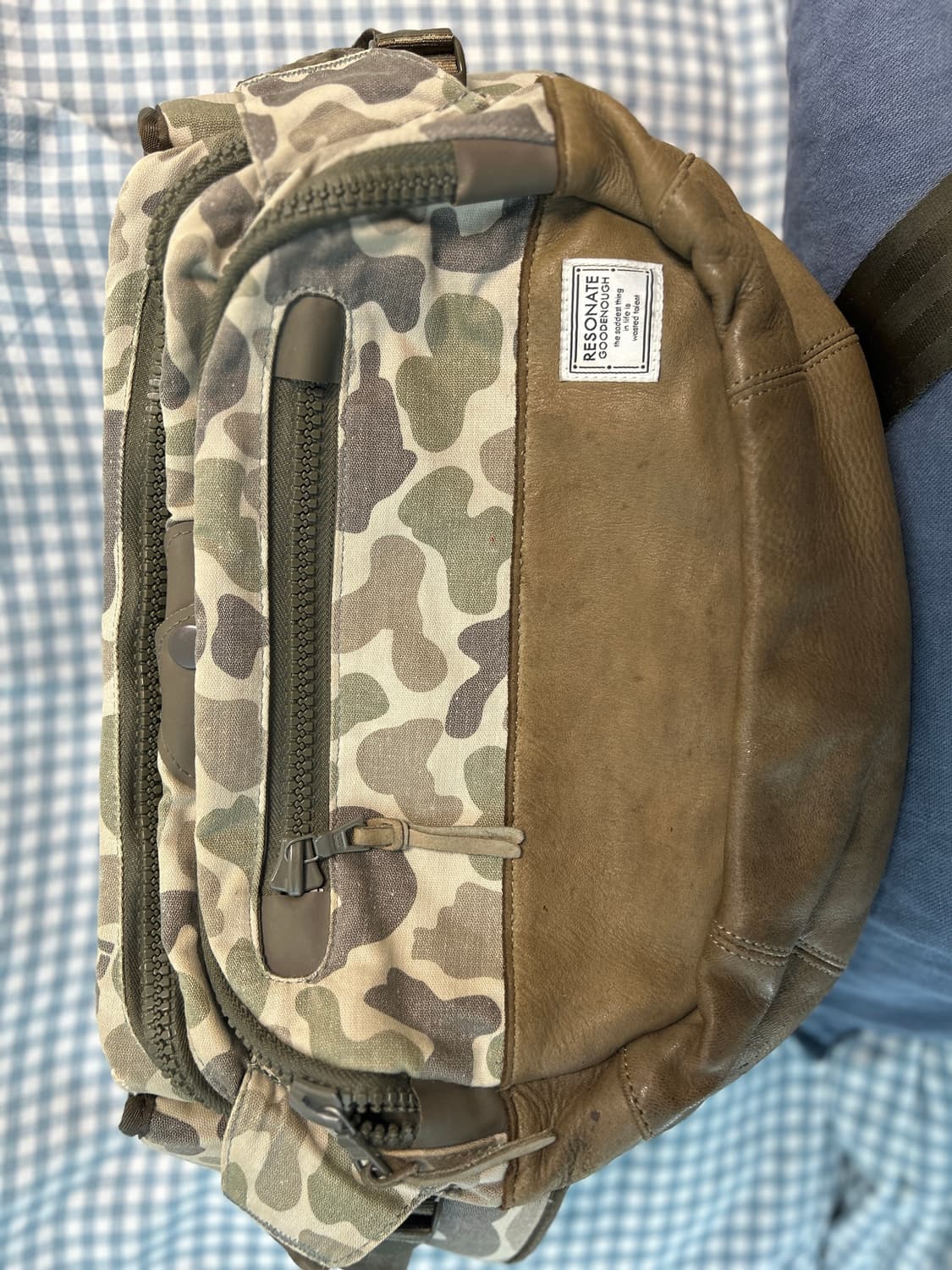 VISVIM X 굿이너프 카모 럼버 웨이스트백 상품이미지1
