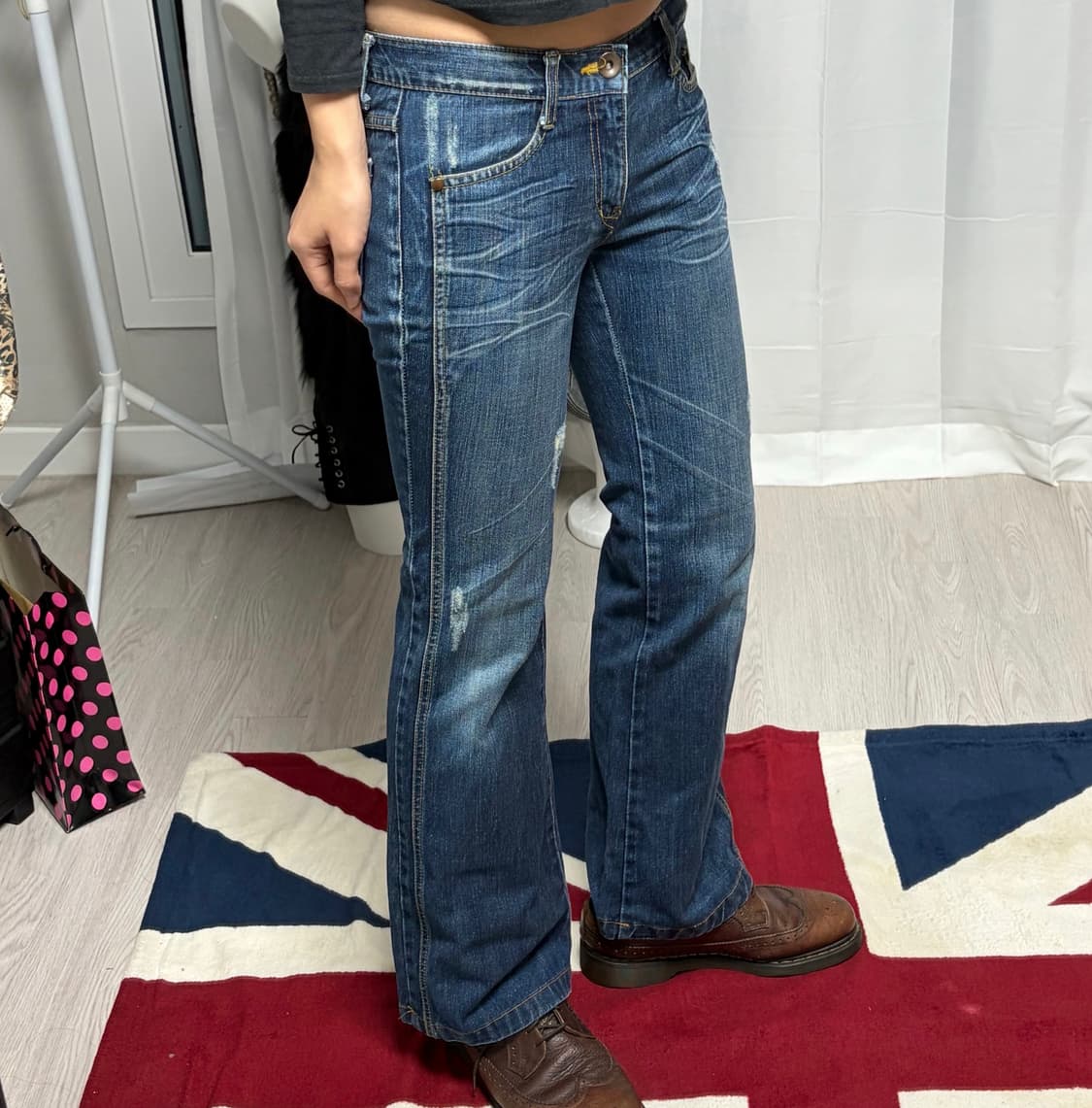 Conglomerate Y2K Low Cut Denim 상품이미지1