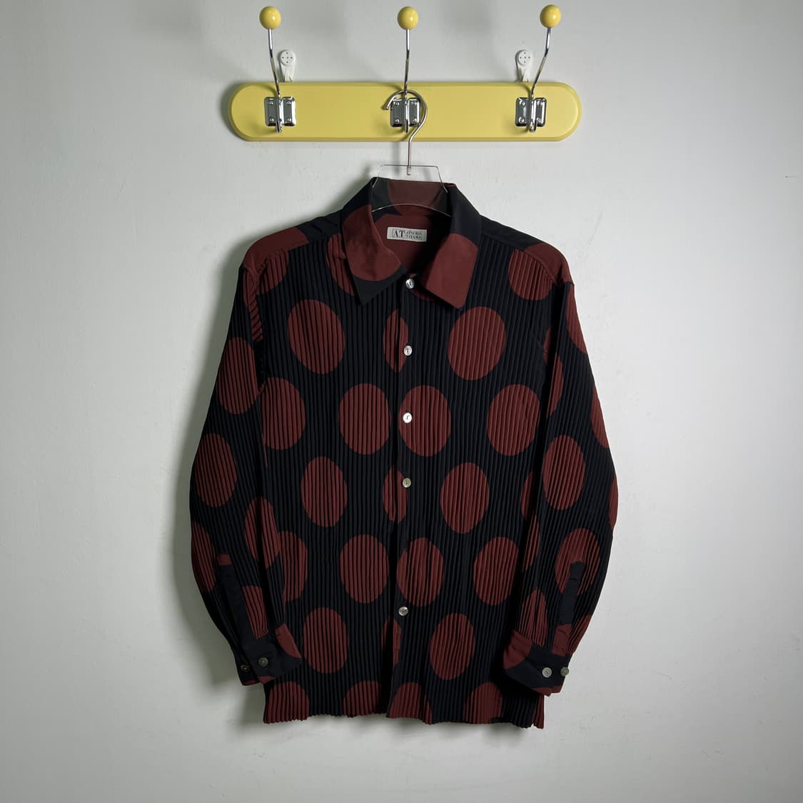 Atsuro Tayama 아츠로 타야마 플리츠 도트 셔츠 상품이미지1