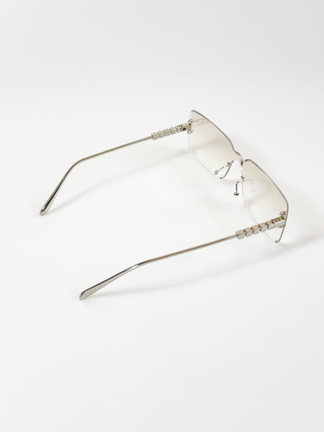 고글 무테 스퀘어 쉴드 프레임 빈티지 틴트 선글라스 상품이미지4